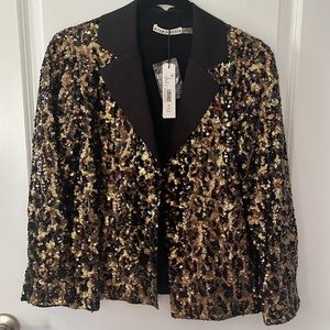 Leopard print skirt & blazer